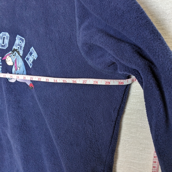 Disney Vintage Women's 26/28 Eeyore True Blue Fleece Pullover New With Tags. - Picture 15 of 16